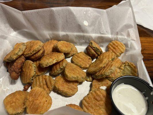 My favorite fried pickles, started eating before I took the picture.