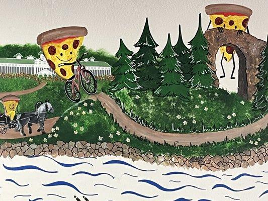 The slice riding its bike around Mackinac Island is So. Cute.  I couldn't stop looking at it!