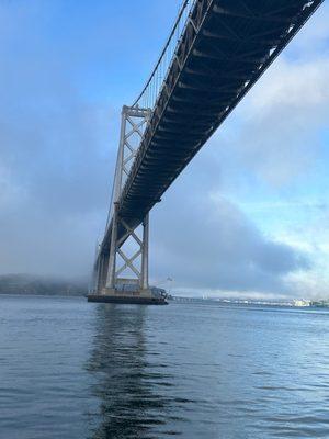 Sailing under the bay bridge during bachelorette party! ‍