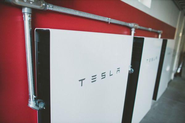 Tesla Powerwall battery installation in Burlington, Massachusetts