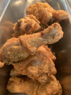 Hand breaded fried chicken