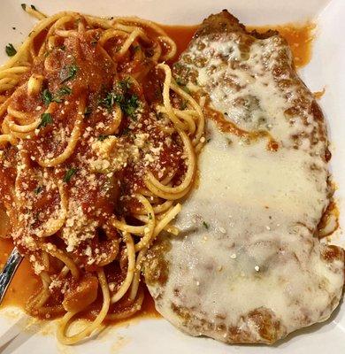 Chicken Parmigiana.