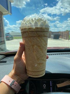 The carmel grind frappe!