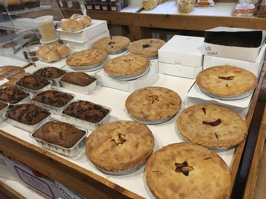 Fresh baked everyday pies, cookies, breads and much more!