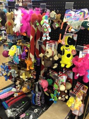 Dawgs 'N Whiskers offers a variety of toys for dogs and cats of all shapes and sizes.