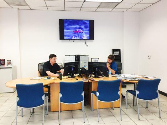 Ryan and Bryan servicing our customers at the Marin dealership.