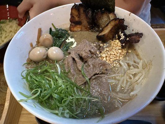 Gyu (beef) ramen - rich flavor and quality meat