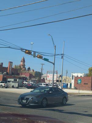 Smitty's is the brick structure to the left. One of the oldest traditional Texas BBQ purveyors