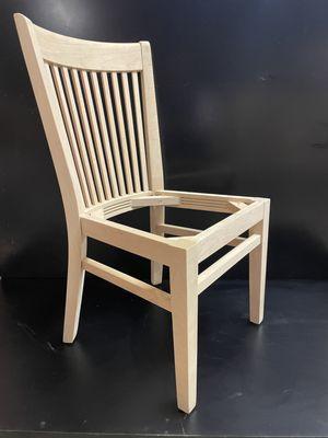 Fully customizable wooden dining room chair