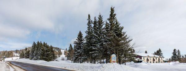 Mountain Inn in all her glory mid Winter 2019.