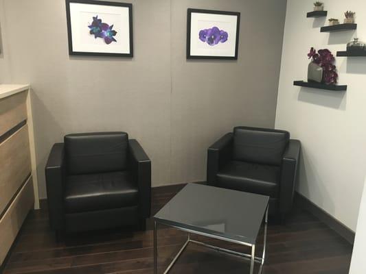 Reception area, office located at 42 Broadway