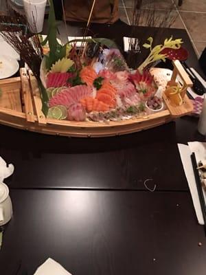 Sashimi boat!