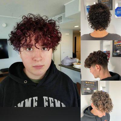 Men's perm and boy perms top perms that look natural and done by our permanator experts.  We do the most perms in Arizona