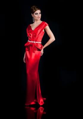 Red Evening Gown