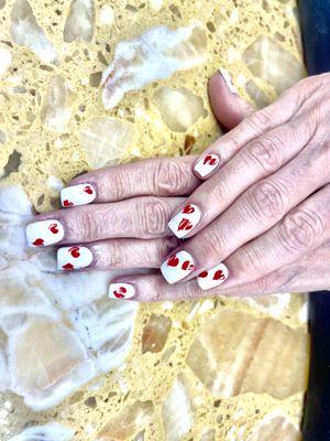 Nails for date for Vanlentine