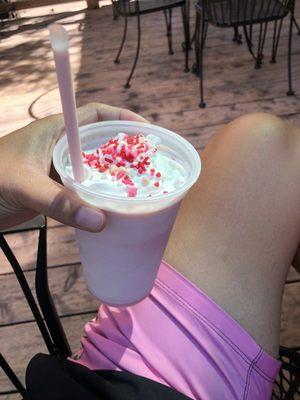 Strawberry milkshake