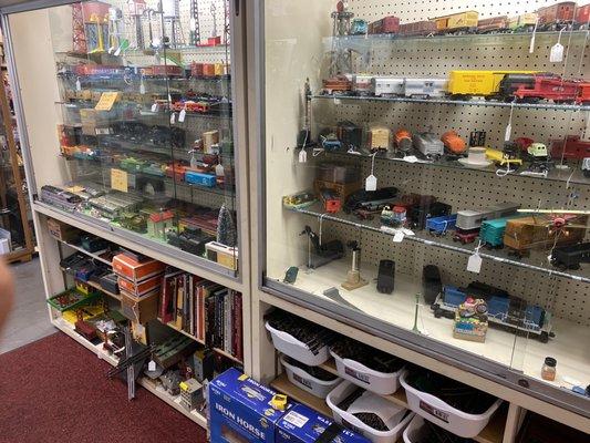 Very nice selection of model trains.