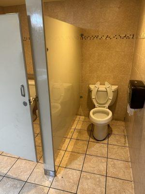 No stall door