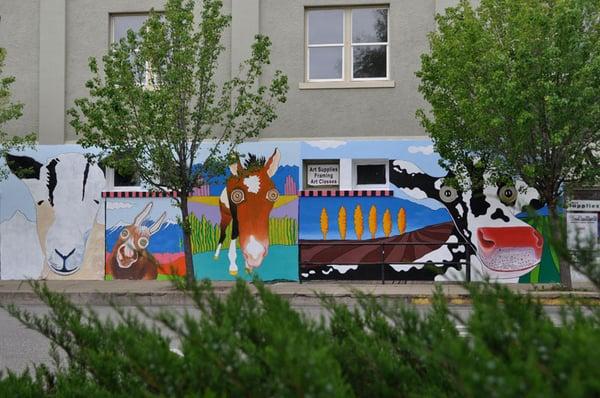 The Mural on The Red Bluff Art Gallery, Madison & Walnut