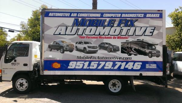 SERVICE TRUCK FOR FLEET ACCOUNTS