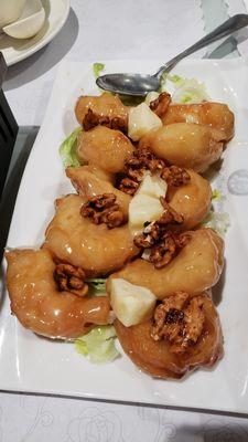 Walnut prawns