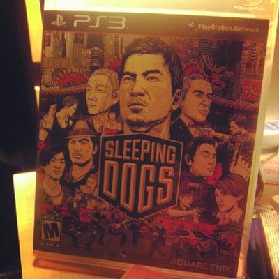 He bought Sleeping Dogs!! (Hard game but fun)