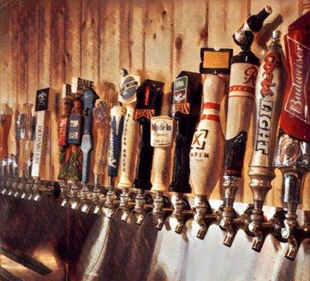 We have 28 beers on tap!