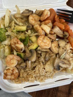 Shrimp hibachi