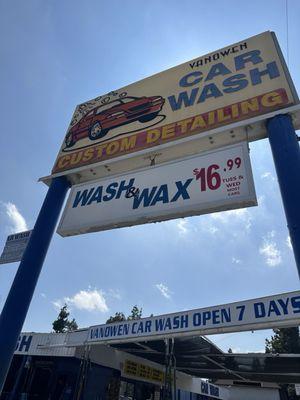 Wash & Wax wow really? $16??? Why did I get a $55 dollar bill?