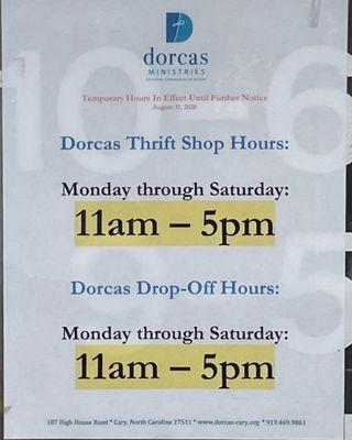 Operating Hours.