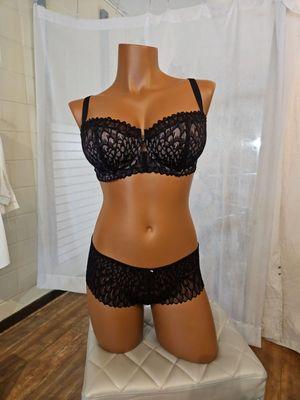 This NEW Underwire Arrival is  !!  Chic, Sultry, Supportive & Oh Soooo Sexy (Also Available in Red)!