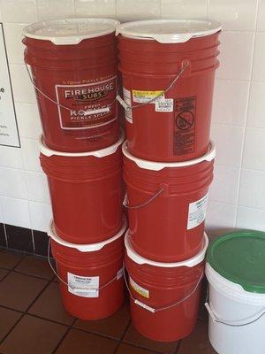 Buy a 5 Gallon Bucket with lid for $3