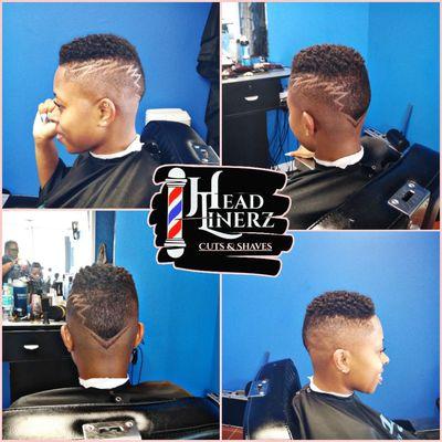 Bald fade with design