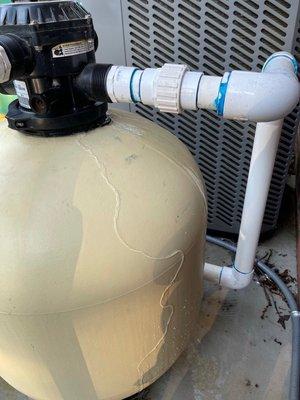 Leak on Sand Filter