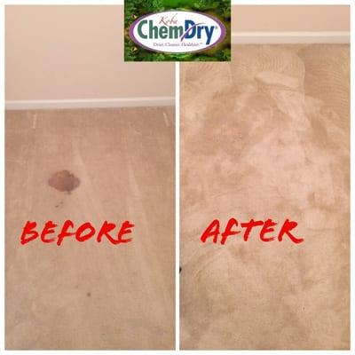 We specialize in spot/stain removal.