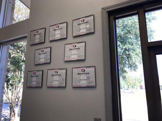 Certifications