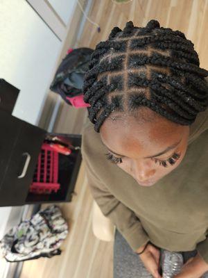 Medium box braids