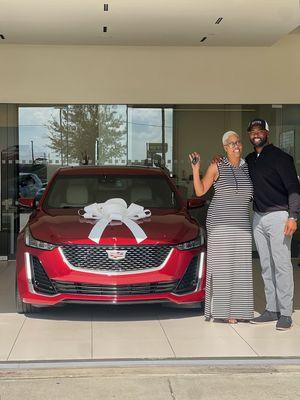 Donavan and I at West Range Rover/ Jaguar in Katy, Tx.....