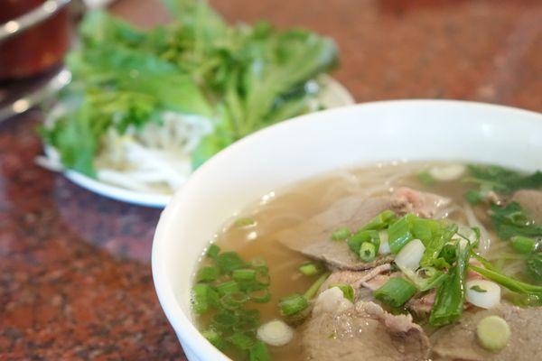 Yes, they actually serve basil with their pho (rare in Chico).