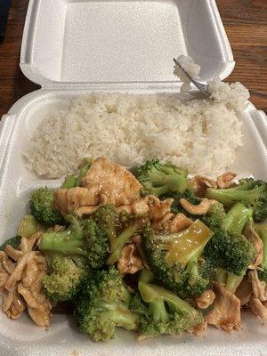 Chicken and Broccoli