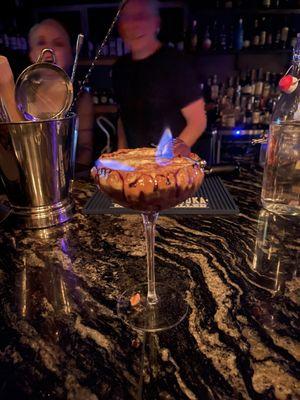 The Peanut Butter Martini Fire style