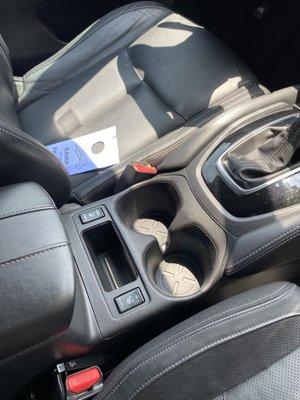 Clean cup holders