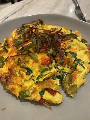 Frittata from their breakfast menu