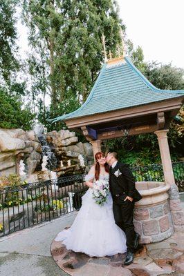 Our Disneyland wedding was picture perfect  thank you Mohammed !