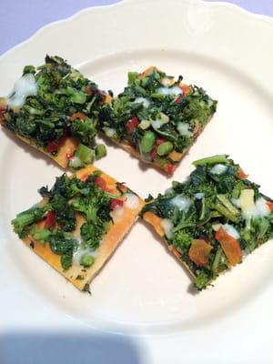 Veggie pizza bites