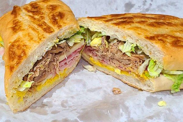 Cuban Sandwich! Nice portion of meat and very flavorful!