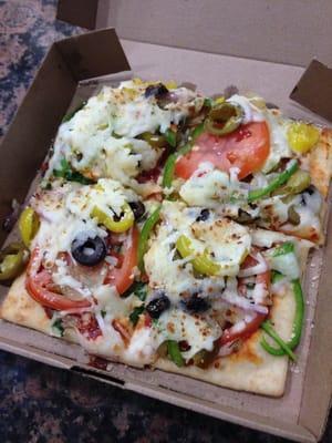 Veggie flatizza!