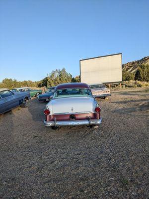 Drive in movie theater in the desert? Yes please!