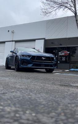 2023 Ford Mustang with a new look, 20% front and 5% rear.