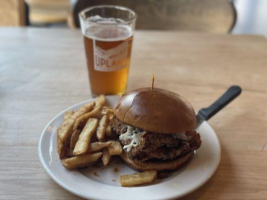 Nashville chicken sandwich